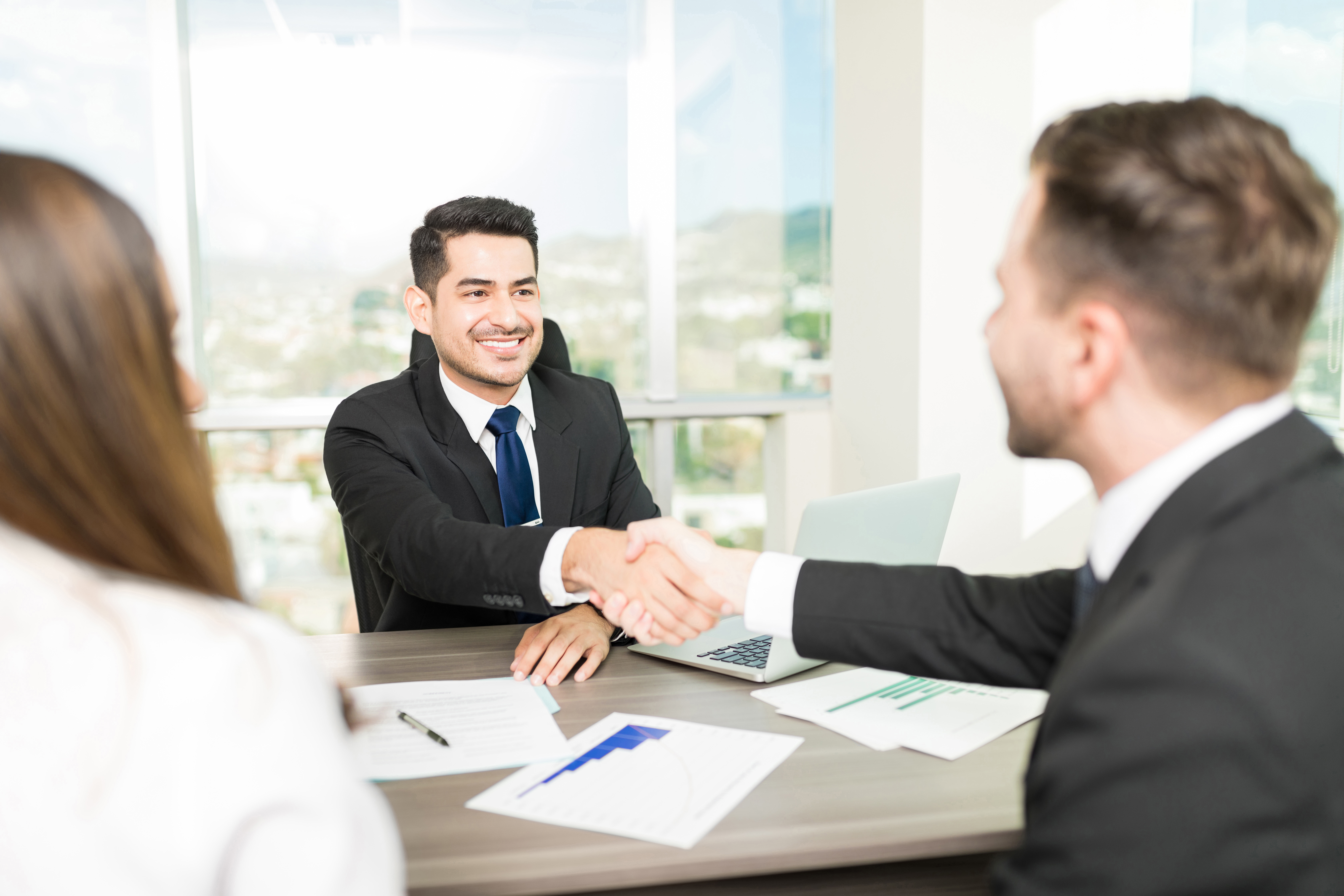 ShinePay team welcoming a new customer